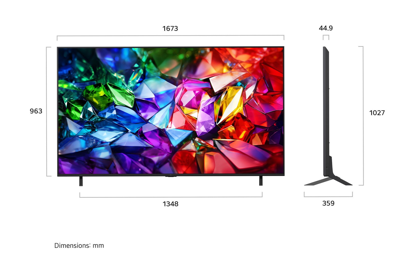 LG 75 inch LG Micro RGB evo AI MRGB95 4K Smart TV 2026 , 75MRGB95BUA